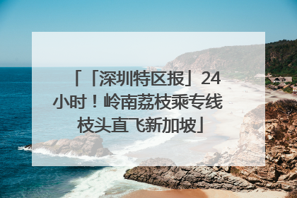 「深圳特区报」24小时！岭南荔枝乘专线 枝头直飞新加坡