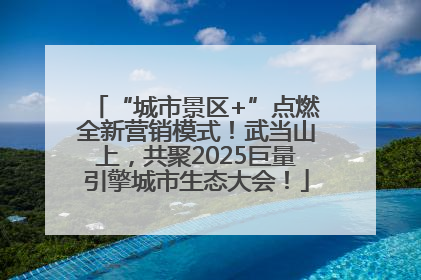 “城市景区+”点燃全新营销模式！武当山上，共聚2025巨量引擎城市生态大会！