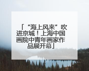 “海上风来”吹进京城！上海中国画院中青年画家作品展开幕