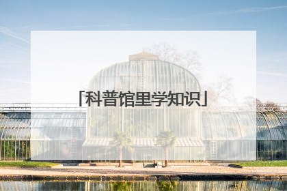 科普馆里学知识