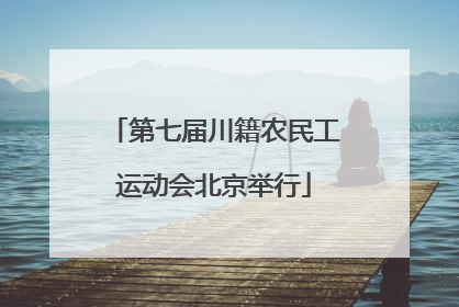 第七届川籍农民工运动会北京举行