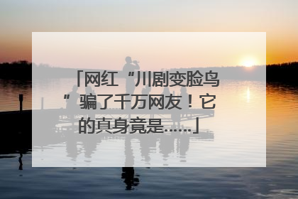 网红“川剧变脸鸟”骗了千万网友！它的真身竟是……