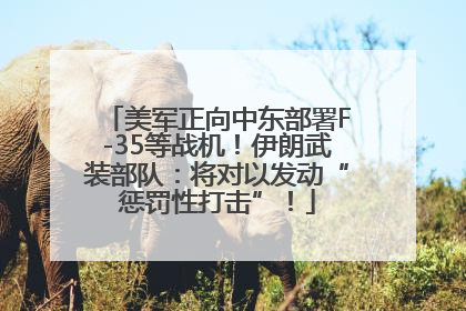美军正向中东部署F-35等战机！伊朗武装部队：将对以发动“惩罚性打击”！