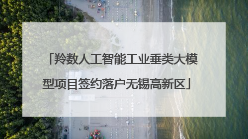 羚数人工智能工业垂类大模型项目签约落户无锡高新区