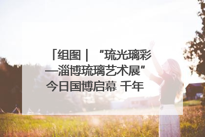组图｜“琉光璃彩—淄博琉璃艺术展”今日国博启幕 千年窑火绽放京城