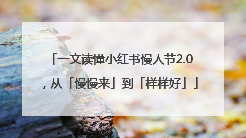 一文读懂小红书慢人节2.0，从「慢慢来」到「样样好」