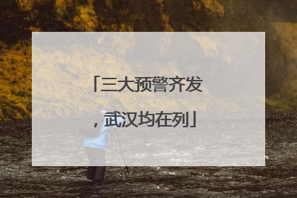 三大预警齐发，武汉均在列