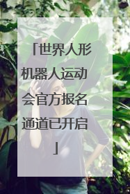 世界人形机器人运动会官方报名通道已开启