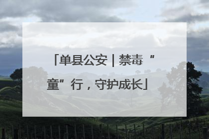 单县公安｜禁毒“童”行，守护成长