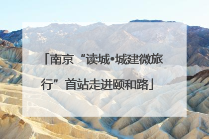南京“读城•城建微旅行”首站走进颐和路