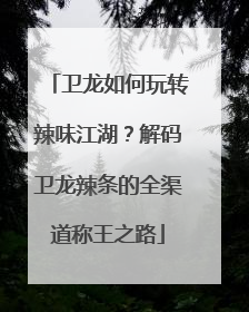 卫龙如何玩转辣味江湖？解码卫龙辣条的全渠道称王之路