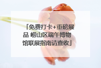 免费打卡+重磅展品 崂山区端午博物馆联展指南请查收