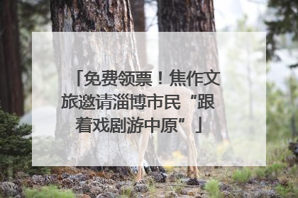 免费领票！焦作文旅邀请淄博市民“跟着戏剧游中原”