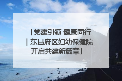 党建引领 健康同行｜东昌府区妇幼保健院开启共建新篇章