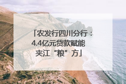 农发行四川分行：4.4亿元贷款赋能夹江“粮”方