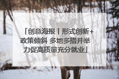 创意海报丨形式创新+政策倾斜 多地多措并举力促高质量充分就业
