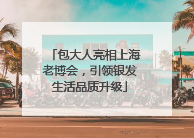 包大人亮相上海老博会，引领银发生活品质升级
