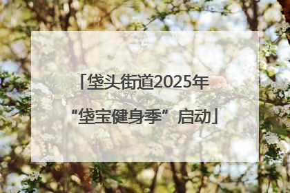 垡头街道2025年“垡宝健身季”启动