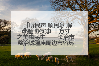 听民声 顺民意 解难题 办实事 丨方寸之美惠民生——长治市整治城隍庙周边市容环境提升城市品质