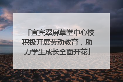 宜宾翠屏草堂中心校积极开展劳动教育，助力学生成长全面开花