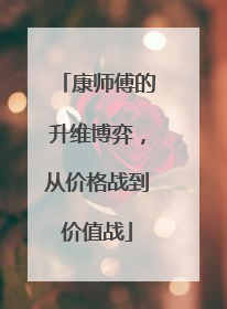 康师傅的升维博弈，从价格战到价值战