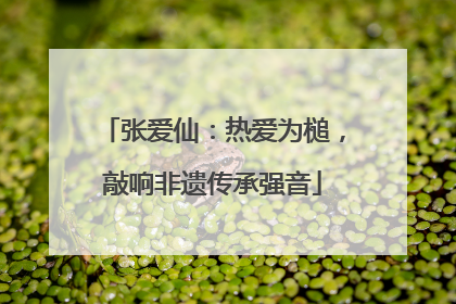 张爱仙：热爱为槌，敲响非遗传承强音