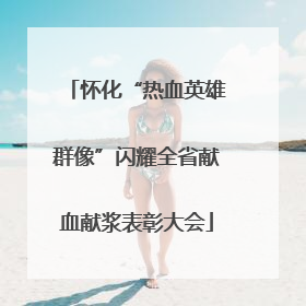 怀化“热血英雄群像”闪耀全省献血献浆表彰大会