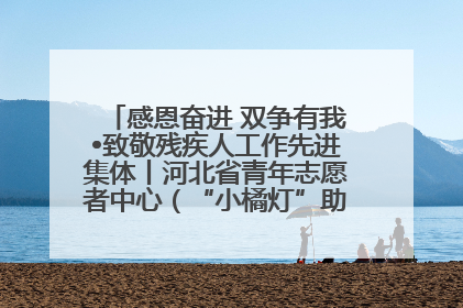 感恩奋进 双争有我•致敬残疾人工作先进集体丨河北省青年志愿者中心（“小橘灯”助残接力计划实施团队）：用温暖陪伴，守护特殊孩子成长