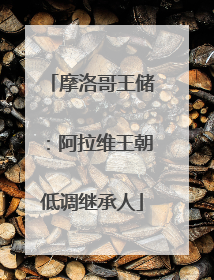 摩洛哥王储：阿拉维王朝低调继承人
