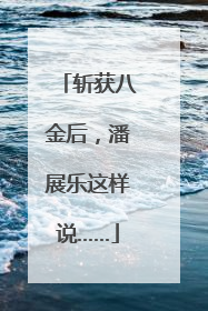 斩获八金后，潘展乐这样说……