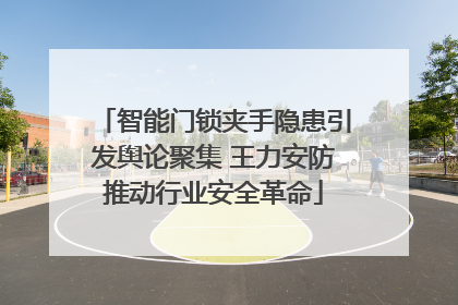 智能门锁夹手隐患引发舆论聚集 王力安防推动行业安全革命