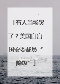 有人当场哭了？美国白宫国安委裁员“降级”