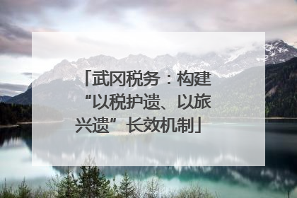 武冈税务：构建“以税护遗、以旅兴遗”长效机制