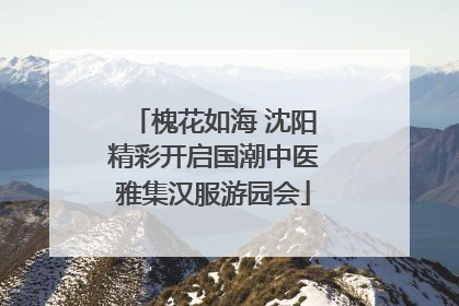 槐花如海 沈阳精彩开启国潮中医雅集汉服游园会