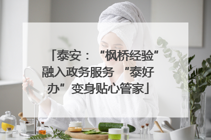泰安：“枫桥经验”融入政务服务 “泰好办”变身贴心管家