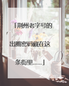 荆州老字号的出圈密码藏在这条街里……