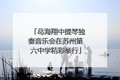 葛海翔中提琴独奏音乐会在苏州第六中学精彩举行