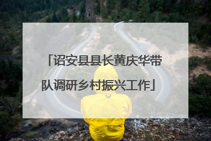 诏安县县长黄庆华带队调研乡村振兴工作