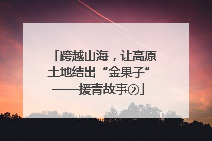 跨越山海，让高原土地结出“金果子”——援青故事②