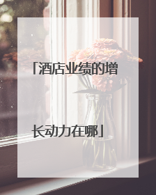酒店业绩的增长动力在哪