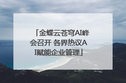 金蝶云苍穹AI峰会召开 各界热议AI赋能企业管理