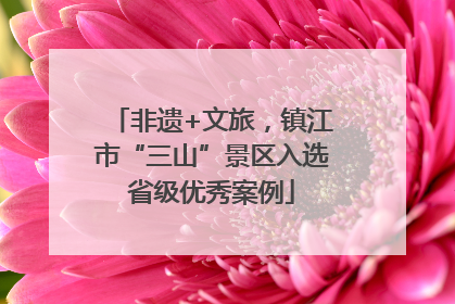 非遗+文旅，镇江市“三山”景区入选省级优秀案例