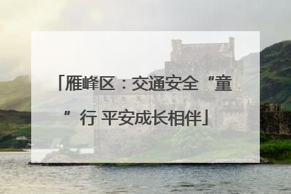 雁峰区：交通安全“童”行 平安成长相伴