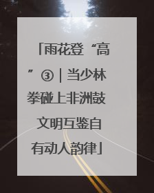 雨花登“高”③｜当少林拳碰上非洲鼓 文明互鉴自有动人韵律