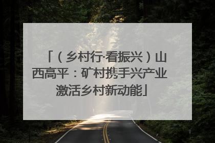 （乡村行·看振兴）山西高平：矿村携手兴产业 激活乡村新动能