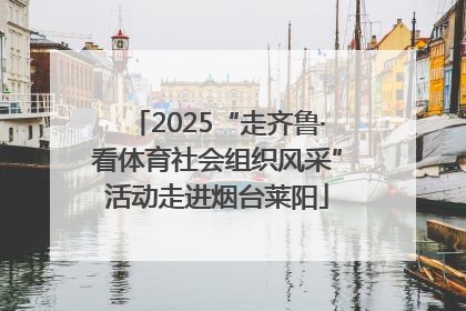2025“走齐鲁·看体育社会组织风采”活动走进烟台莱阳