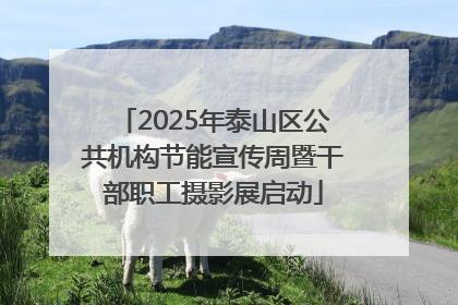 2025年泰山区公共机构节能宣传周暨干部职工摄影展启动