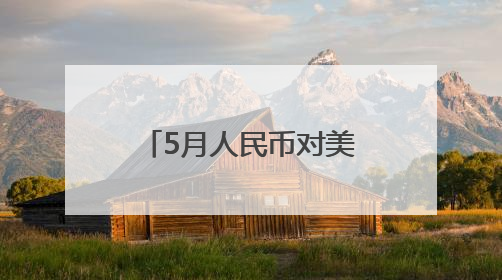 5月人民币对美元即期汇率累计升值0.93%