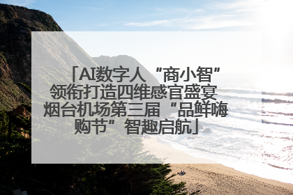 AI数字人“商小智”领衔打造四维感官盛宴 烟台机场第三届“品鲜嗨购节”智趣启航