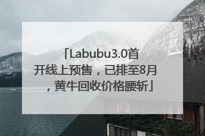 Labubu3.0首开线上预售，已排至8月，黄牛回收价格腰斩
